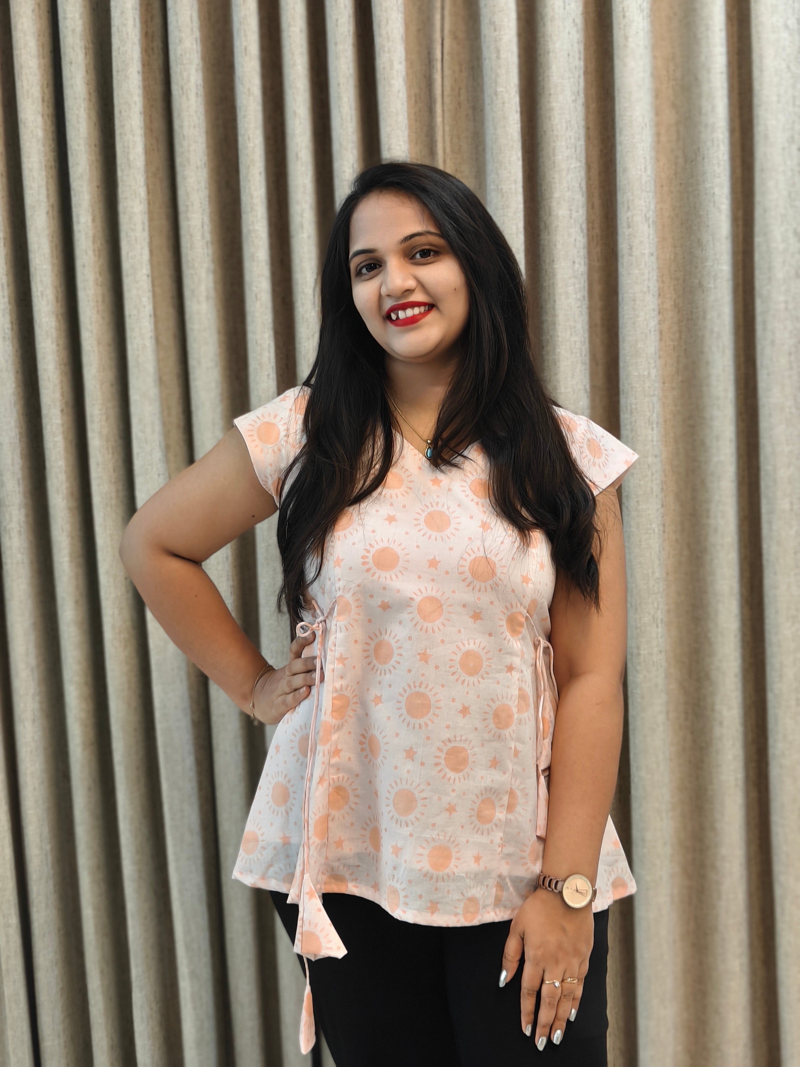 Handblock Print Pure Cotton Tunic