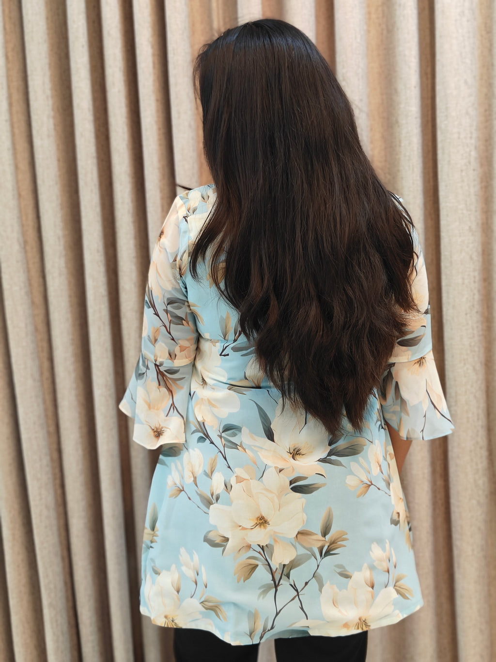 Georgette Floral Print Tunic