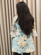 Georgette Floral Print Tunic