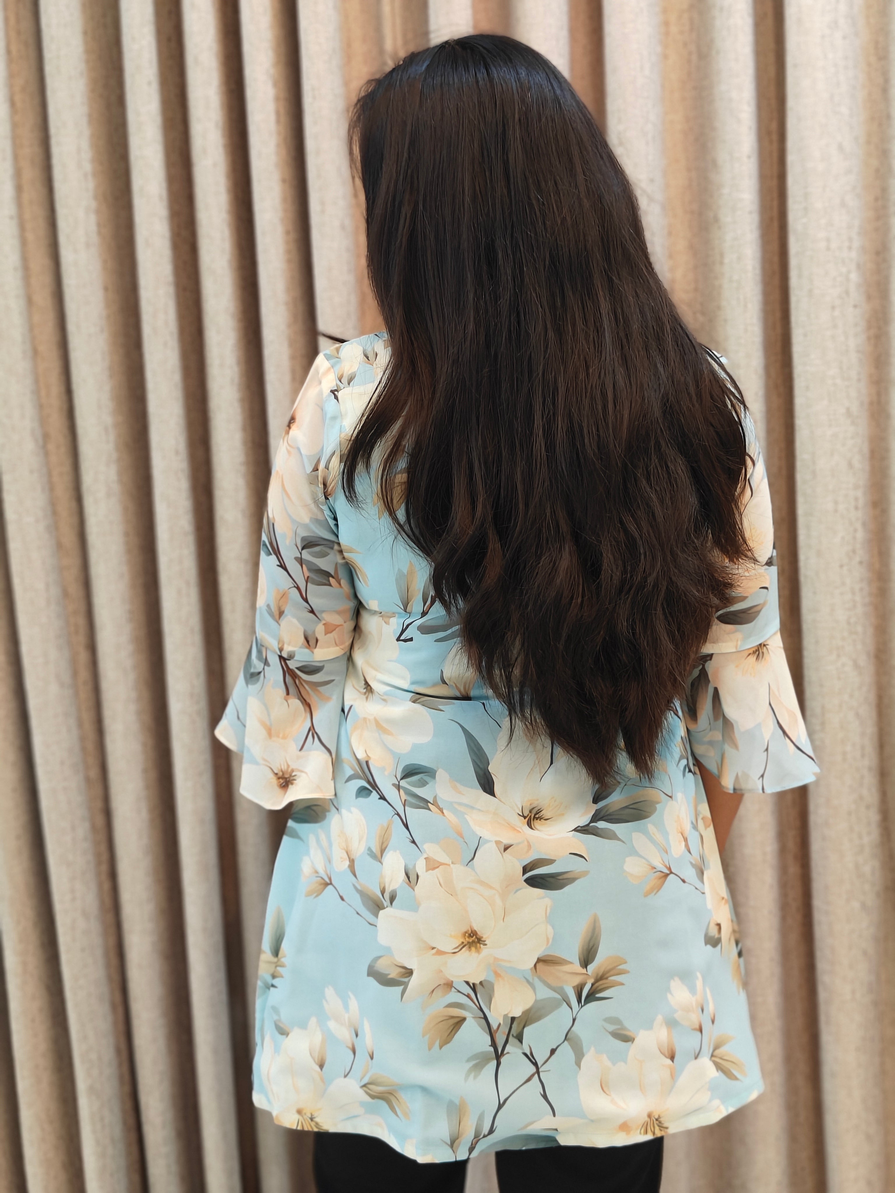 Georgette Floral Print Tunic
