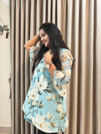 Georgette Floral Print Tunic