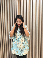 Georgette Floral Print Tunic