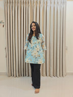 Georgette Floral Print Tunic