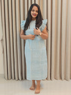 Handblock Print Cotton A-Line Frock