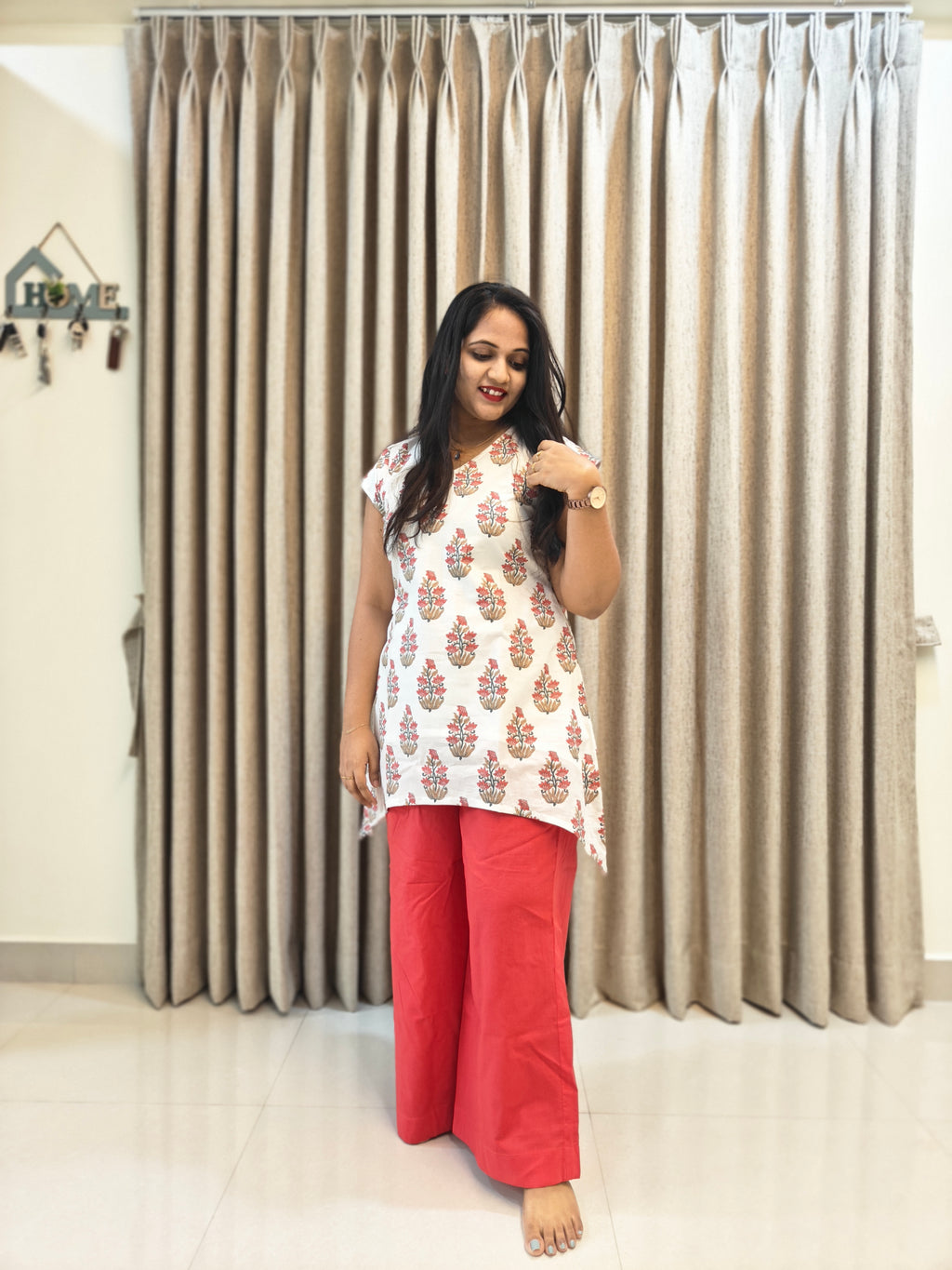 Handblock Print Cotton Co-ord Set
