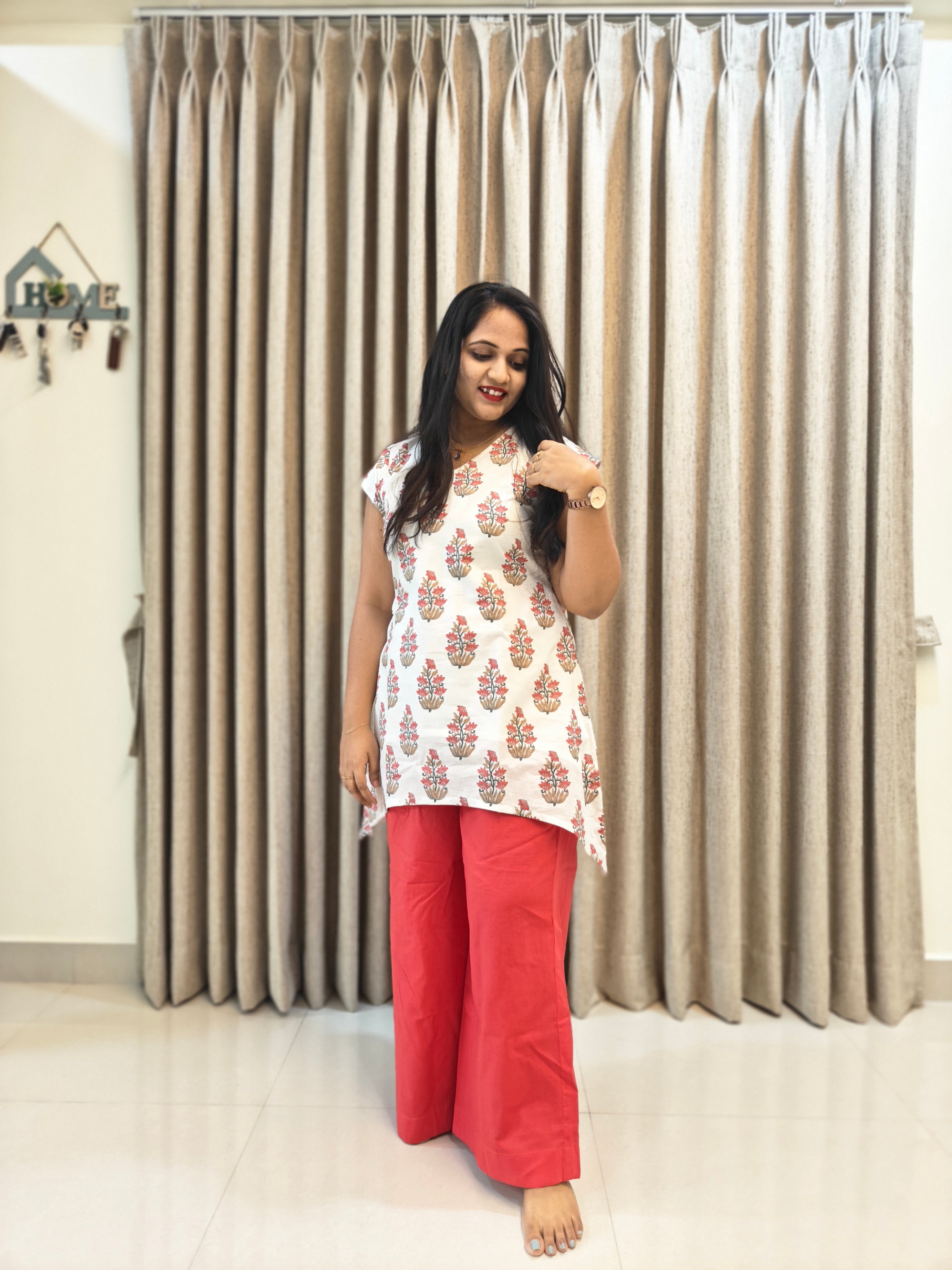 Handblock Print Cotton Co-ord Set