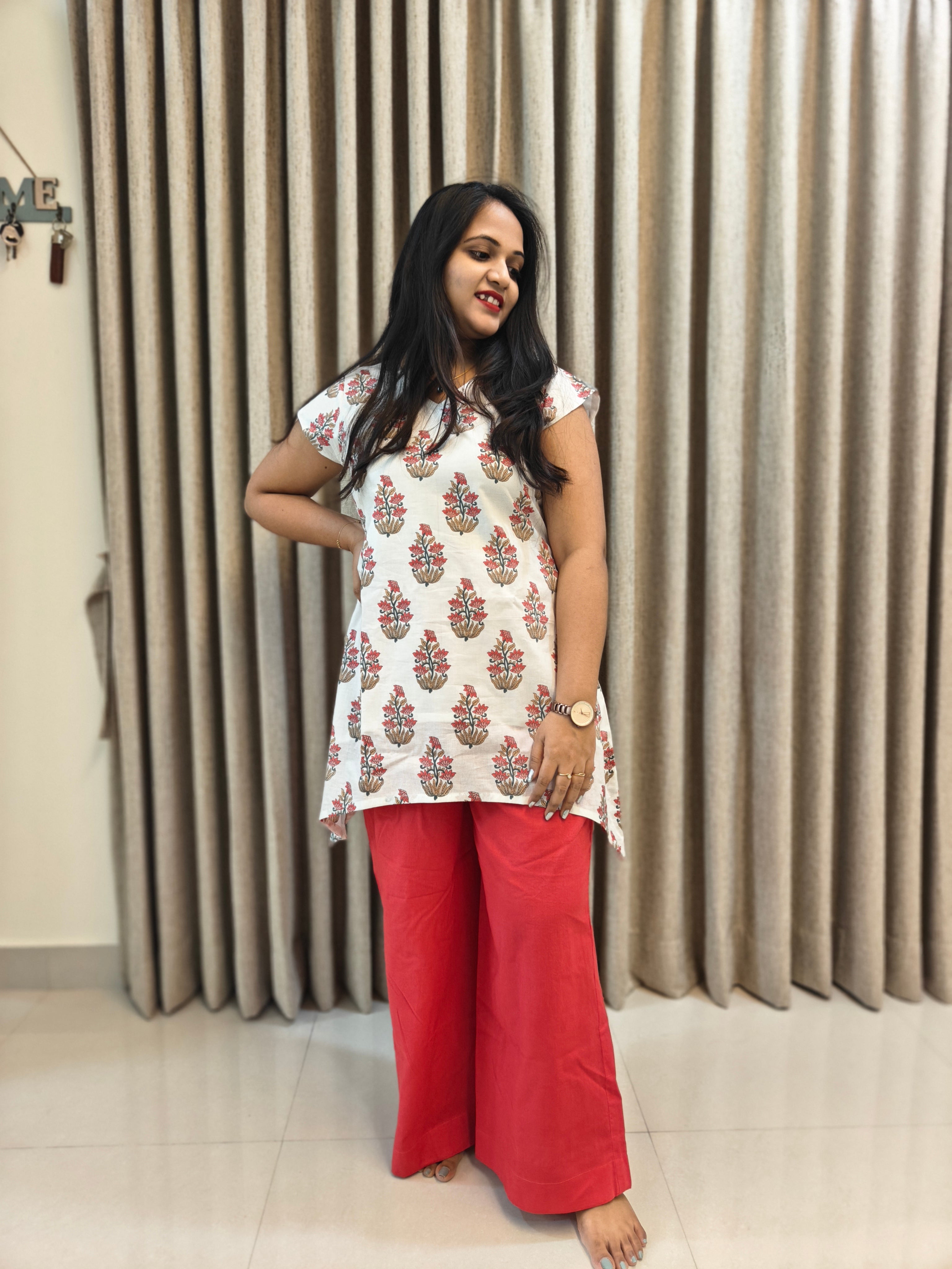 Handblock Print Cotton Co-ord Set