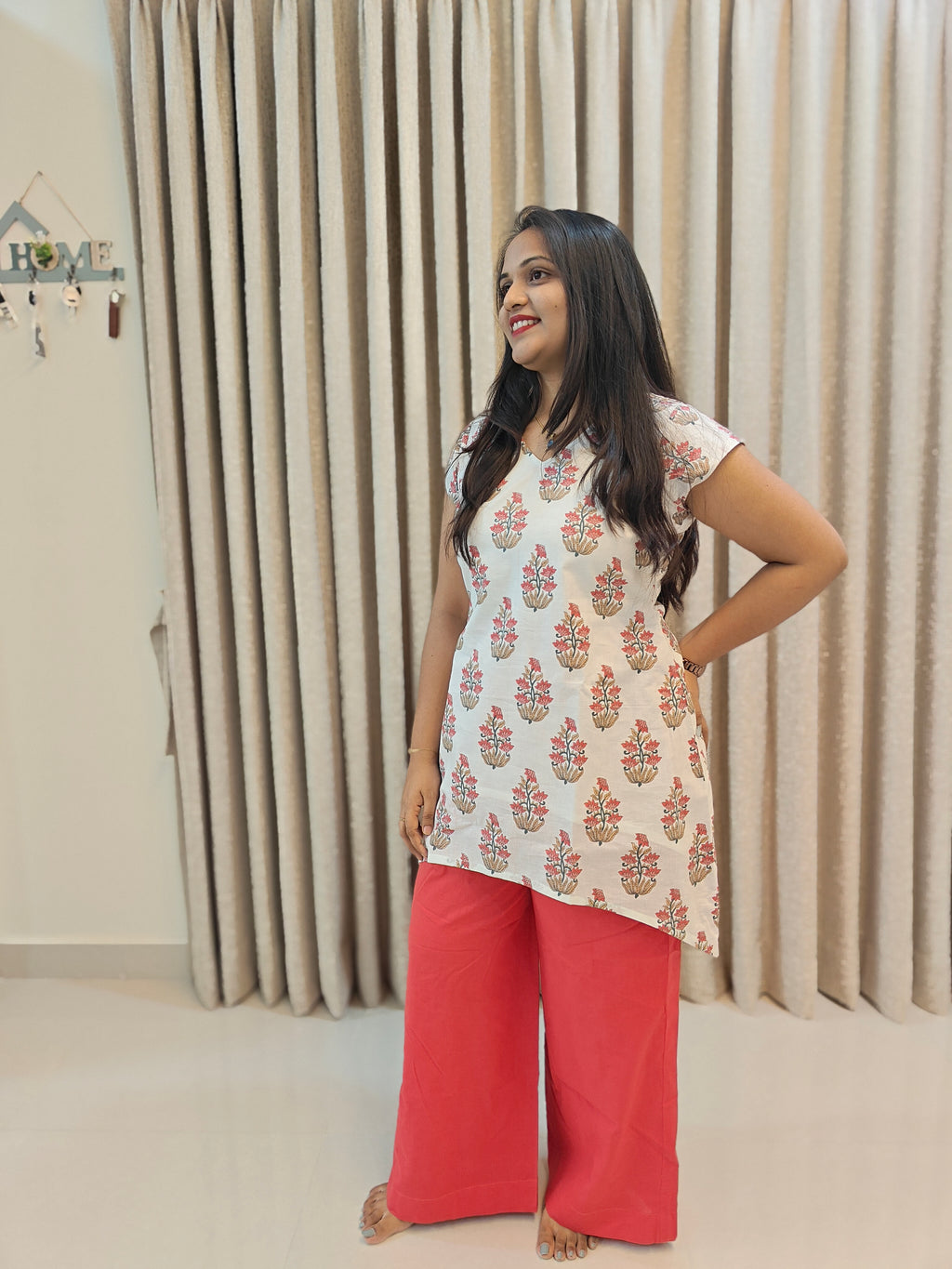 Handblock Print Cotton Co-ord Set