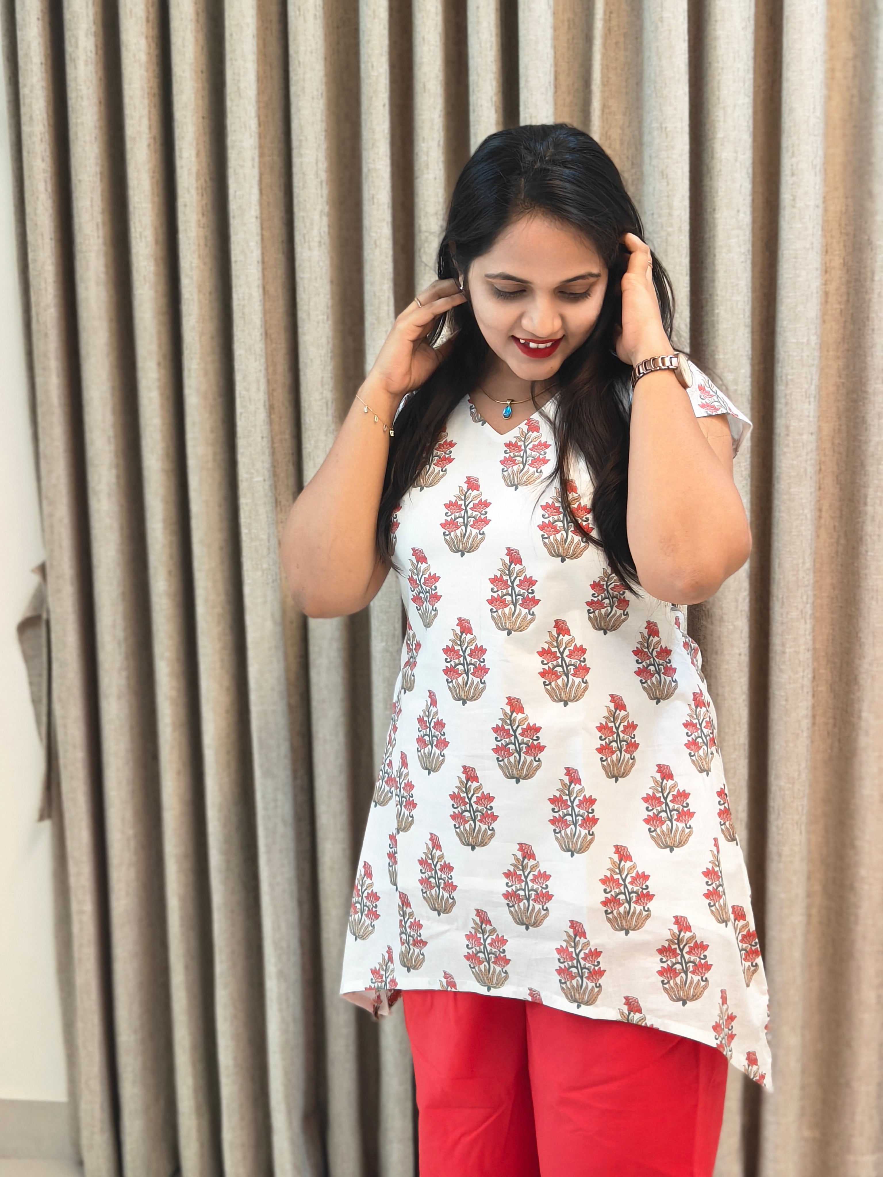 Handblock Print Cotton Co-ord Set