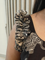 Kalamkari Print Pure Cotton Frock - Traditional Wear