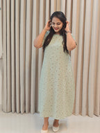 Pure Georgette A-Line Frock - Graceful Everyday Style