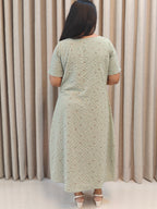Pure Georgette A-Line Frock - Graceful Everyday Style