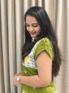 Premium Mul Chanderi A-Line Frock