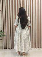 Pure Cotton Handblock Print Breastfeeding-Friendly Frock