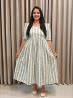 Cotton Handblock Print Frock