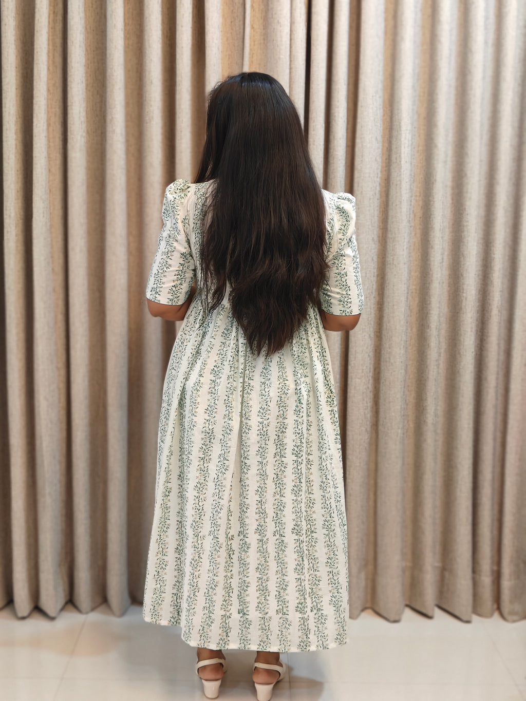Cotton Handblock Print Frock