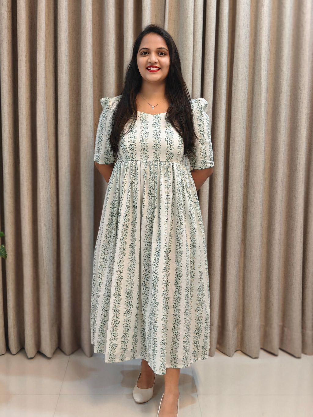 Cotton Handblock Print Frock