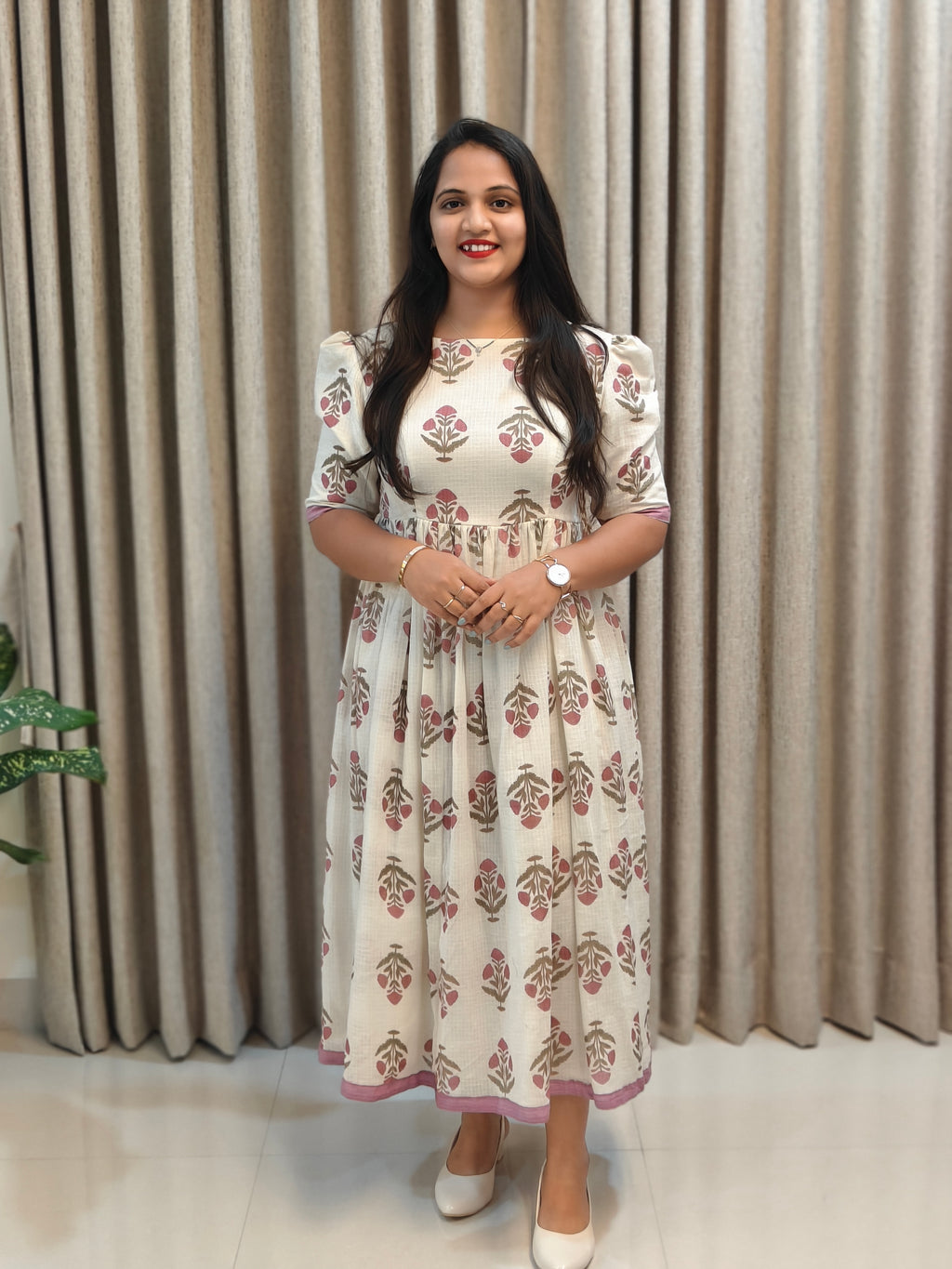 Kota Doria Cotton Frock