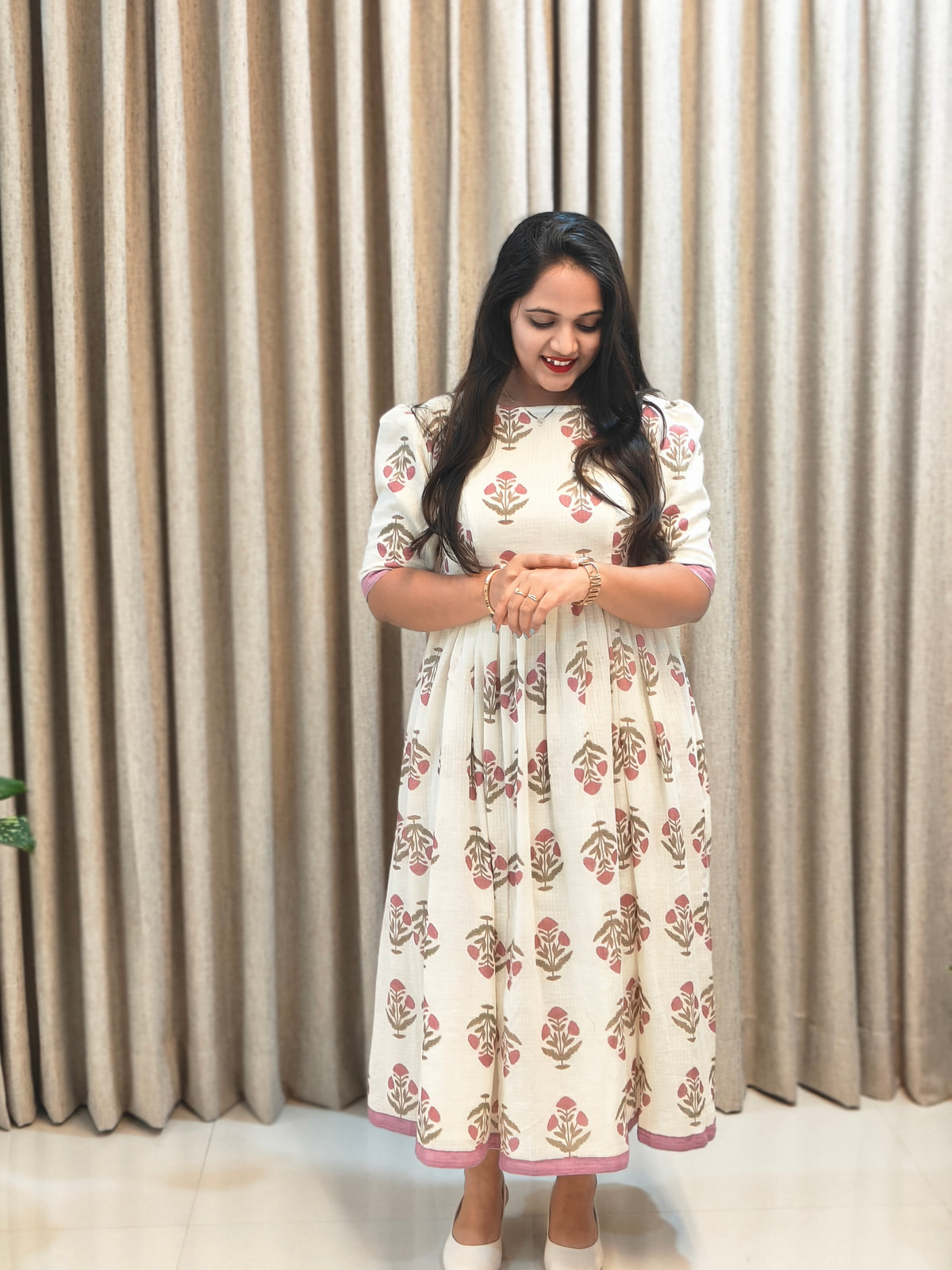 Kota Doria Cotton Frock