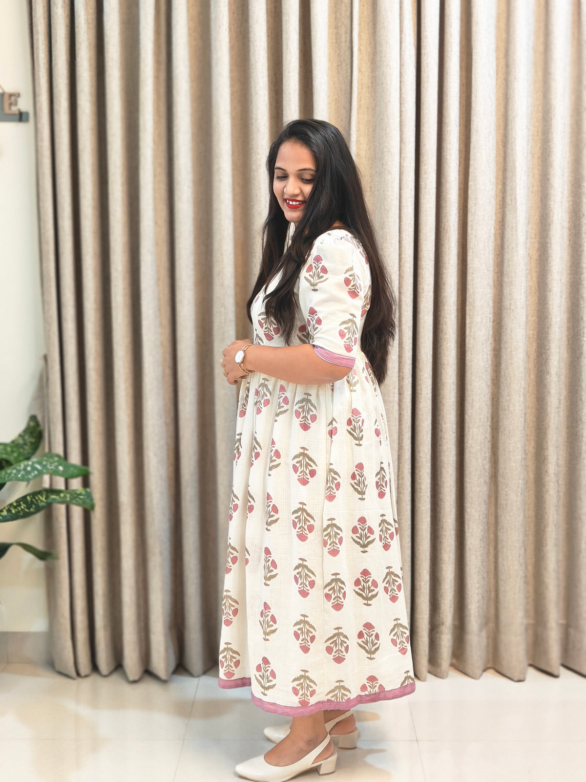 Kota Doria Cotton Frock