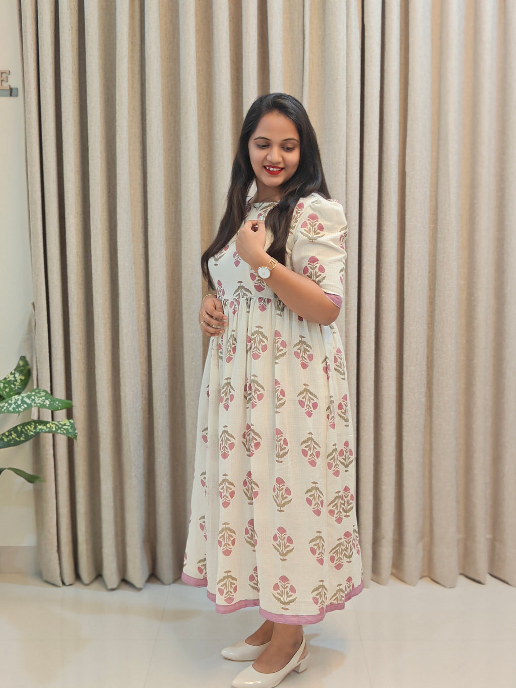 Kota Doria Cotton Frock