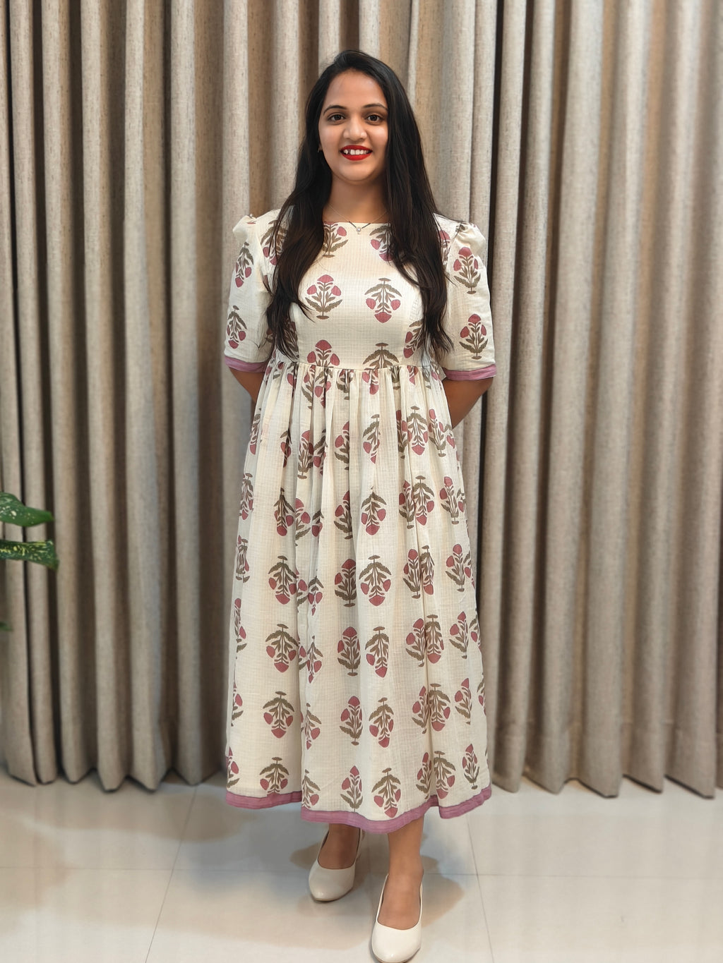 Kota Doria Cotton Frock