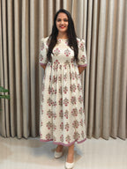 Kota Doria Cotton Frock