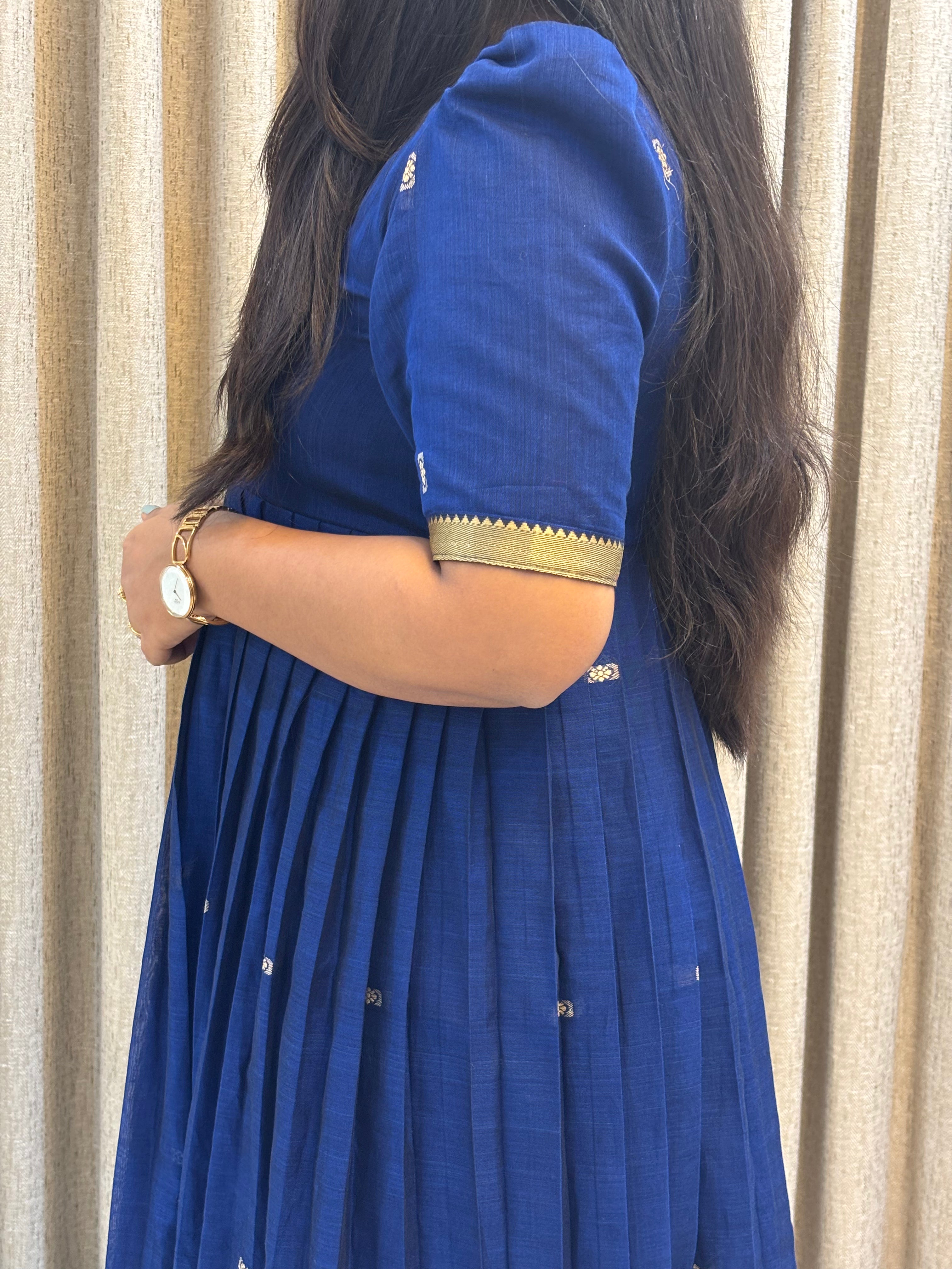 Narayanpet Mercerised Cotton Handloom Frock
