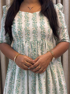 Cotton Handblock Print Frock