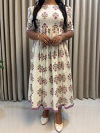 Kota Doria Cotton Frock