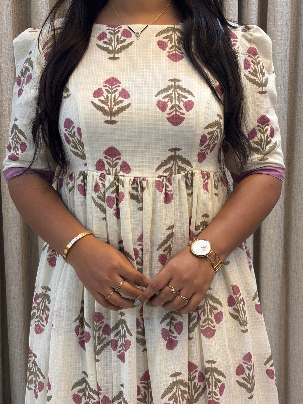 Kota Doria Cotton Frock
