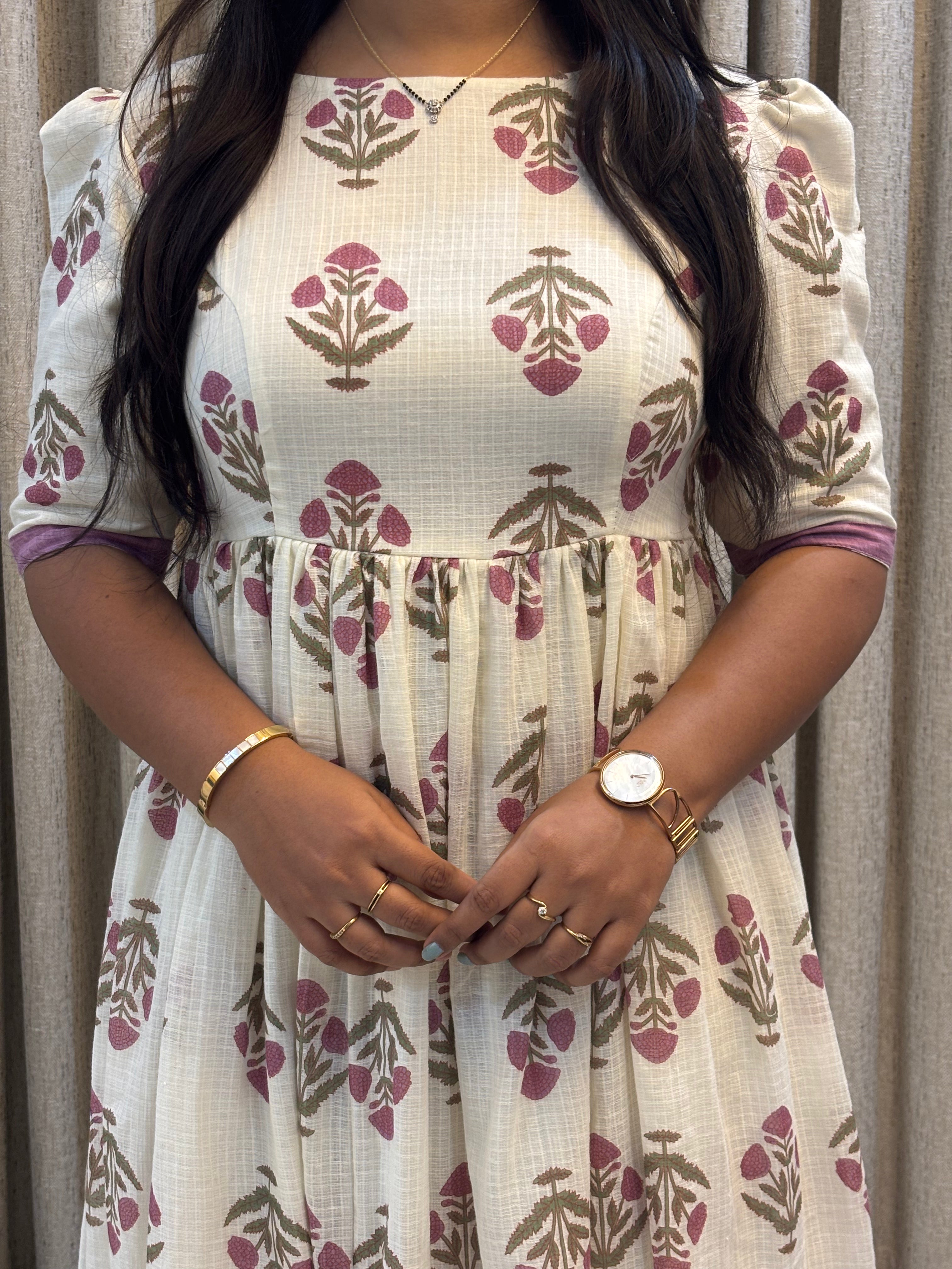 Kota Doria Cotton Frock
