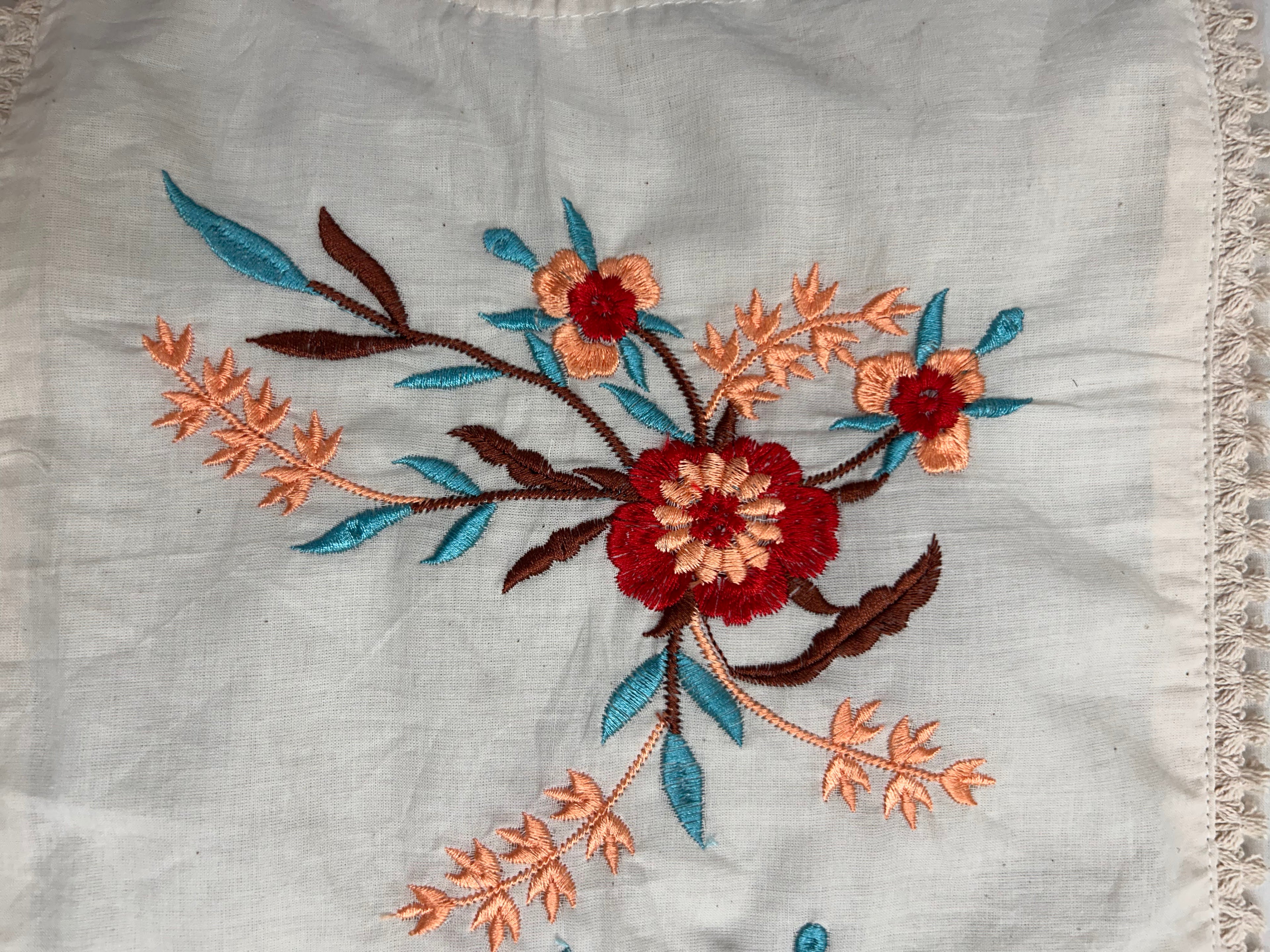 Pure Cotton White Kurti With Embroidary