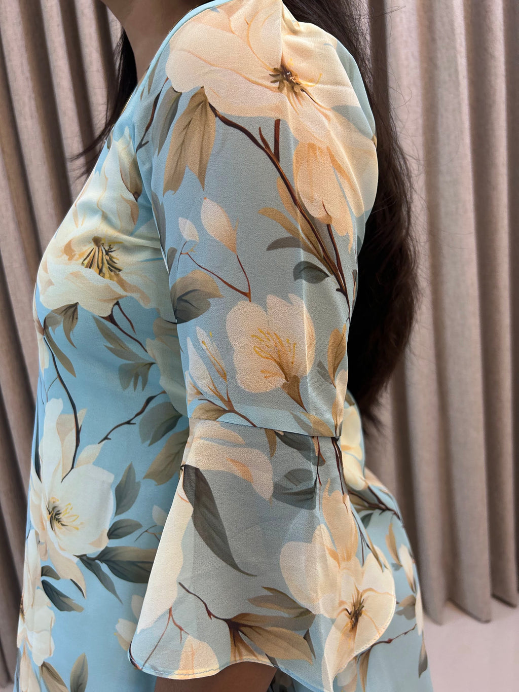 Georgette Floral Print Tunic