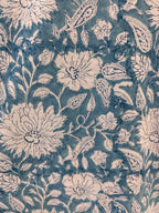 Handblock Print Cotton A-Line Asymmetric Frock