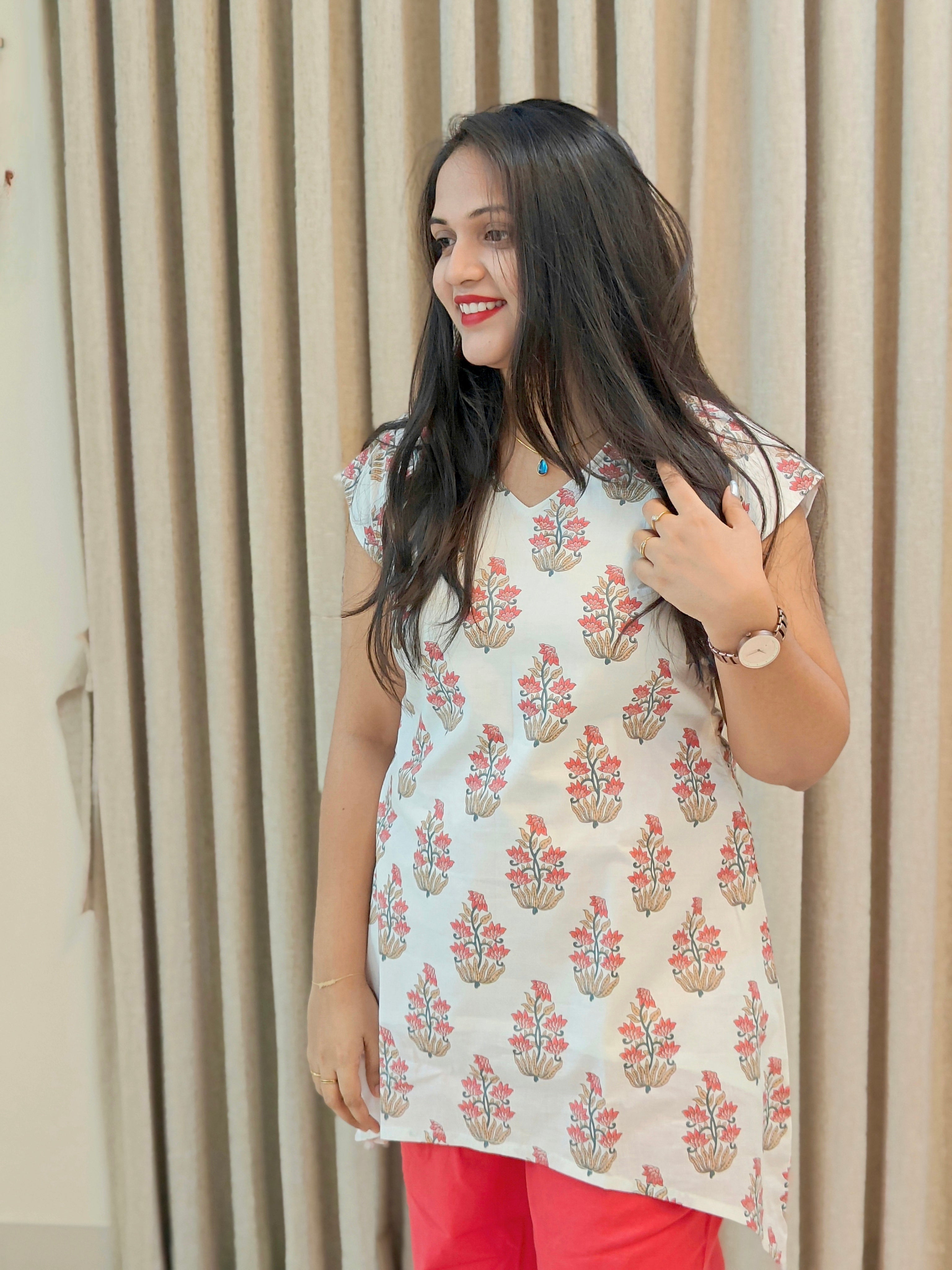 Handblock Print Cotton Co-ord Set